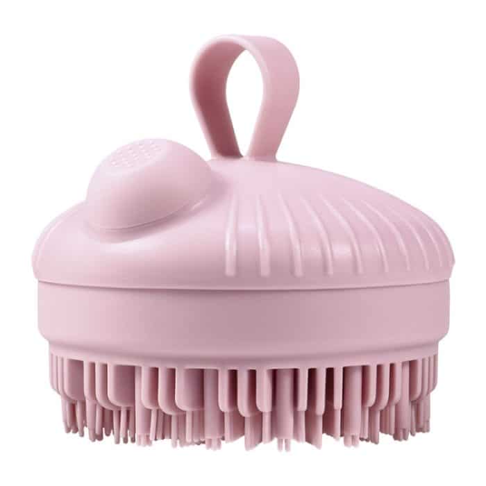 Multifunktionale Dusche Schrubben Ball Badereinigungsbürste Silikon Duschbürste, Bath Pink, Bath Gray Green, Bath Gray, Shampoo Pink, Shampoo Gray Green, Shampoo Gray – Bild 1