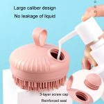 Multifunktionale Dusche Schrubben Ball Badereinigungsbürste Silikon Duschbürste, Bath Pink, Bath Gray Green, Bath Gray, Shampoo Pink, Shampoo Gray Green, Shampoo Gray – Bild 10