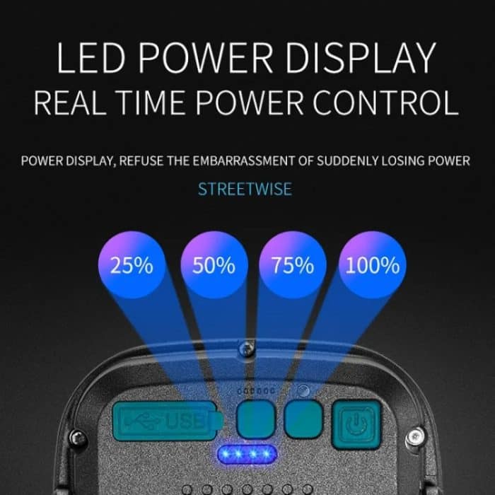 E-SMARTER W895-1 COB Tragbares wiederaufladbares Flutlicht-Arbeitslicht, Batterie nicht im Lieferumfang enthalten, W895-1 – Bild 5