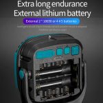 E-SMARTER W895-1 COB Tragbares wiederaufladbares Flutlicht-Arbeitslicht, Batterie nicht im Lieferumfang enthalten, W895-1 – Bild 7