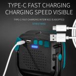 E-SMARTER W895-1 COB Tragbares wiederaufladbares Flutlicht-Arbeitslicht, Batterie nicht im Lieferumfang enthalten, W895-1 – Bild 9