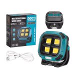 E-SMARTER W894-1 COB Magnetischer Projektor Arbeitslicht Notfall Tragbare helle Taschenlampe, W894-1 – Bild 16