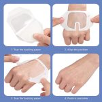 10 teile/paket Transparent Dressing Wasserdicht Klebstoff Klar Bandagen, 6x7cm – Bild 7