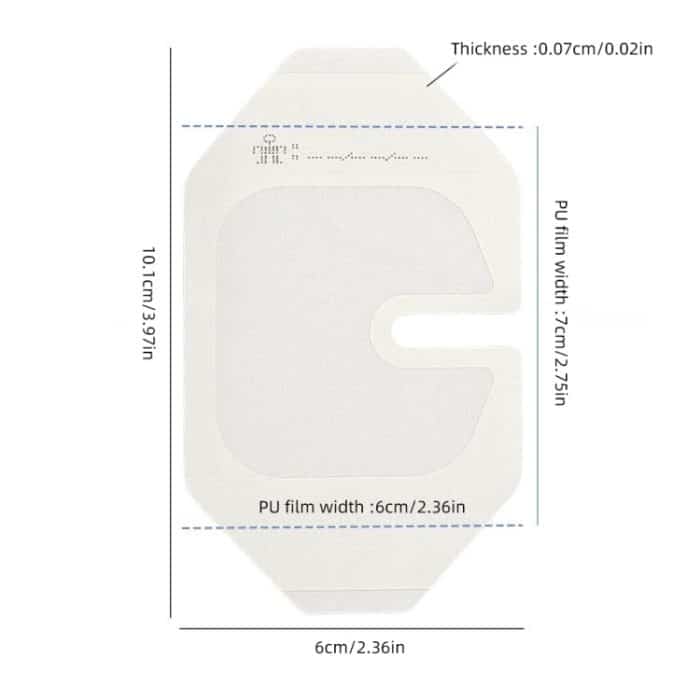 10 teile/paket Transparent Dressing Wasserdicht Klebstoff Klar Bandagen, 6x7cm – Bild 8