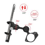 GUB PLUS21 Fahrrad Handyhalter Motorrad 360 Grad drehbare Halterung, PLUS21 – Bild 5