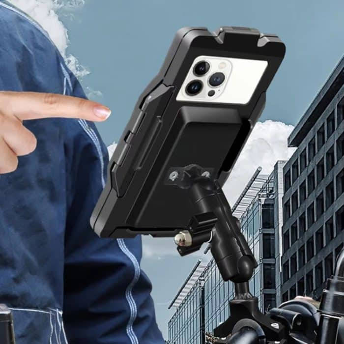 GUB PLUS17 Fahrrad-Handy-wasserdichte Taschenhalterung für Motorradlenker, regendichter Ständer, PLUS17 – Bild 2
