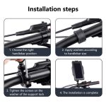 GUB PLUS17 Fahrrad-Handy-wasserdichte Taschenhalterung für Motorradlenker, regendichter Ständer, PLUS17 – Bild 11