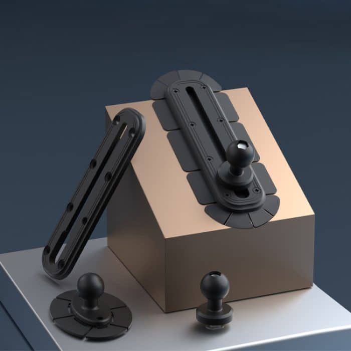 SUV Auto Modifizierter Basisschieber für die zentrale Steuerhalterung, Paste Rail Base, Screw Rail Base, Paste Elliptical Base, 1 inch Rail Ball Head – Bild 6