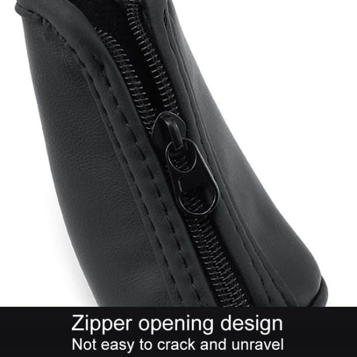 Auto Universal Leder Getriebe Hülse Atmungsaktive Schalthebel Abdeckung, T Type Black, T Type Red With Black Line, T Type Yellow, Manual Gear Black, Manual Gear Red With Black Line, Manual Gear Yellow, Automatic Gear Black... – Bild 3