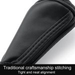 Auto Universal Leder Getriebe Hülse Atmungsaktive Schalthebel Abdeckung, T Type Black, T Type Red With Black Line, T Type Yellow, Manual Gear Black, Manual Gear Red With Black Line, Manual Gear Yellow, Automatic Gear Black... – Bild 7