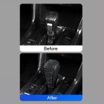 Auto Universal Leder Getriebe Hülse Atmungsaktive Schalthebel Abdeckung, T Type Black, T Type Red With Black Line, T Type Yellow, Manual Gear Black, Manual Gear Red With Black Line, Manual Gear Yellow, Automatic Gear Black... – Bild 8