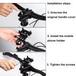 GUB G-95 Fahrrad Handy Halter Fahrrad Navigation Lenker Schüssel Abdeckung Halterung, G-95 Bicycle Handlebar Bowl Cover – Bild 11