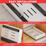 Ausziehbares, entleerbares Aufbewahrungsregal für Schüsseln, Schränke, Organizer, ausziehbare Schublade – Bild 7