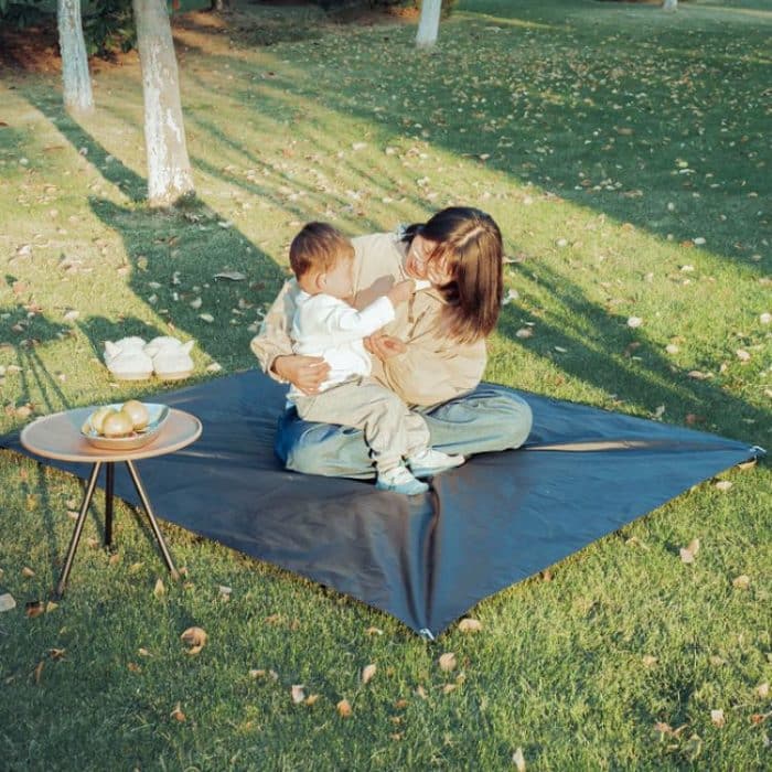 AOTU AT6238 153x143cm Ultradünne, feuchtigkeitsbeständige Strandmatte, faltbare, tragbare Picknickmatte – Bild 12