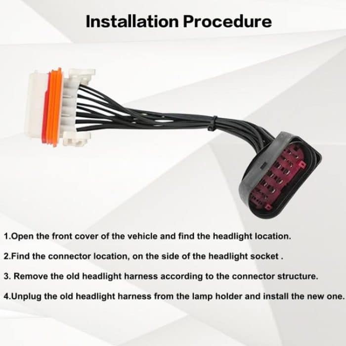 Für Porsche Cayenne 2003-2006 Auto Scheinwerfer Kabelbaum Stecker, 95563123911 – Bild 3