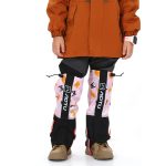 AOTU AT8913 1 Paar Kinder Reiten Skifahren wasserdichte Wadenprotektoren Outdoor Sanddichte Schuhüberzüge, Pink Cat M, Blue M, Red M, Yellow Printed With Fleece L, Blue Astronaut With Fleece L