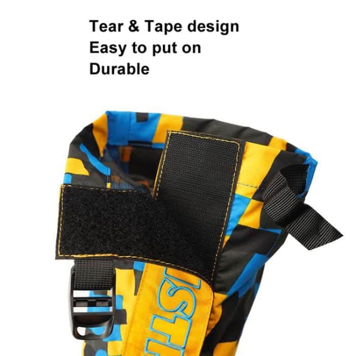 AOTU AT8913 1 Paar Kinder Reiten Skifahren wasserdichte Wadenprotektoren Outdoor Sanddichte Schuhüberzüge, Pink Cat M, Blue M, Red M, Yellow Printed With Fleece L, Blue Astronaut With Fleece L – Bild 3