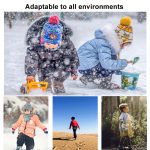 AOTU AT8913 1 Paar Kinder Reiten Skifahren wasserdichte Wadenprotektoren Outdoor Sanddichte Schuhüberzüge, Pink Cat M, Blue M, Red M, Yellow Printed With Fleece L, Blue Astronaut With Fleece L – Bild 6