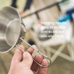 Tragbare faltbare Edelstahlschüssel mit Aufbewahrungstasche Campingbesteck-Set, AOTU AT6440 2pcs 500ml, AOTU AT6440 4pcs 300ml, AOTU AT6440 2pcs 300ml+2pcs 500ml, AOTU AT6440 4pcs 500ml – Bild 11