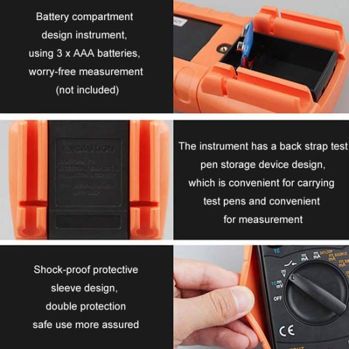 Victor Ausgangsstrom Spannung Prozesssignalquelle Multimeter, VC71A, VC71B, VC71C – Bild 6