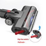 Für Dyson V7 / V8 / V10 / V11 / V15 Staubsauger Turbinenbodenbürste mit hohem Drehmoment und Beleuchtung – Bild 4