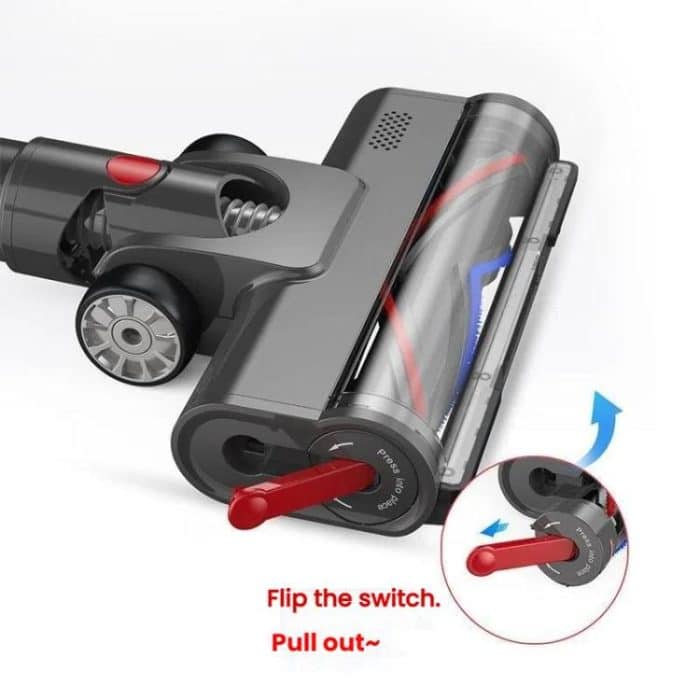 Für Dyson V7 / V8 / V10 / V11 / V15 Staubsauger Turbinenbodenbürste mit hohem Drehmoment und Beleuchtung – Bild 4