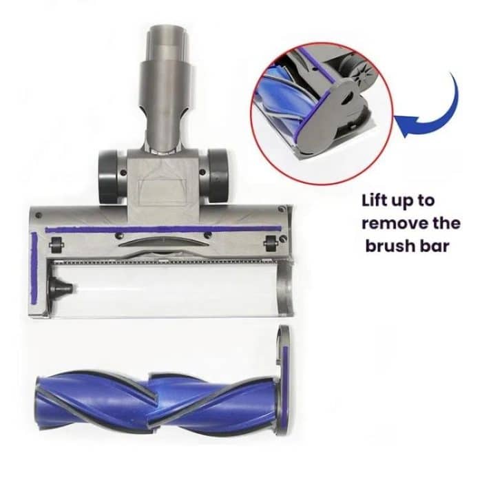 Für Dyson V7 / V8 / V10 / V11 / V15 Staubsauger, Direktantrieb, Anti-Verwicklungs-Bürstenkopf mit grünem Licht – Bild 4
