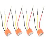 4 teile/satz Auto Scheinwerfer Kabel H4 Drei-Stecker Basis Änderung