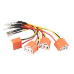 4 teile/satz Auto Scheinwerfer Kabel H4 Drei-Stecker Basis Änderung – Bild 2