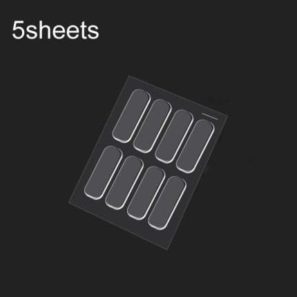 5 blätter/Pack Transparent Unsichtbare Anti-Kollision Streifen Selbst-Adhesive Pads Für Schränke Schreibtisch Ecken, 35 x 10mm, 63 x 10mm, 150 x 15mm