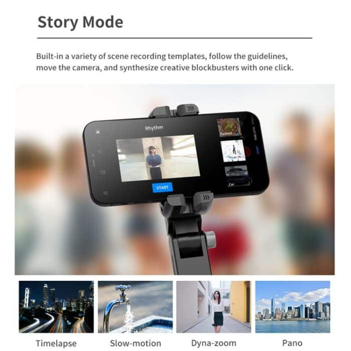 TokQi Q18 Desktop Drahtlose Fernbedienung Handheld Gimbal Stabilisator Füllen Licht Selfie Stick Stativ – Bild 12