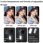 TokQi Q18 Desktop Drahtlose Fernbedienung Handheld Gimbal Stabilisator Füllen Licht Selfie Stick Stativ – Bild 3