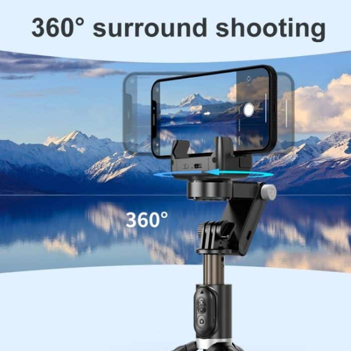 TokQi Q18 Desktop Drahtlose Fernbedienung Handheld Gimbal Stabilisator Füllen Licht Selfie Stick Stativ – Bild 4