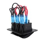 Kombischalter mit blauem Licht und Lasergravur für Auto und Boot, 3-digit Panel, 2-digit Panel – Bild 5