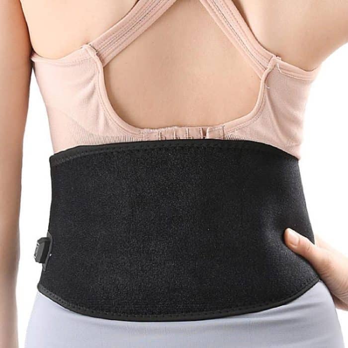 USB Elektrische Heizung Erwärmung Anti-kälte Taille Schutz Einstellbare Sport Unterstützung Wärme Pad Therapie Taille Gürtel, Uniform – Bild 4