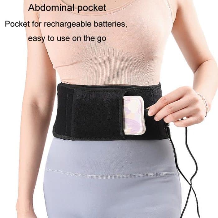 USB Elektrische Heizung Erwärmung Anti-kälte Taille Schutz Einstellbare Sport Unterstützung Wärme Pad Therapie Taille Gürtel, Uniform – Bild 7