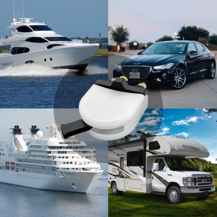 RV Yacht E-108 Batterie Hochstrom Aus Hauptschalter, White, Red – Bild 2