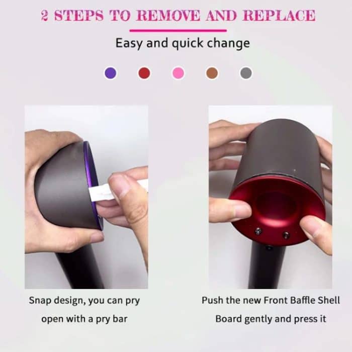 Vorderes Schallwand-Shell-Board-Teil für Dyson-Haartrockner HD01/HD02/HD03/HD04/HD07/HD08 Reparaturteile – Bild 4