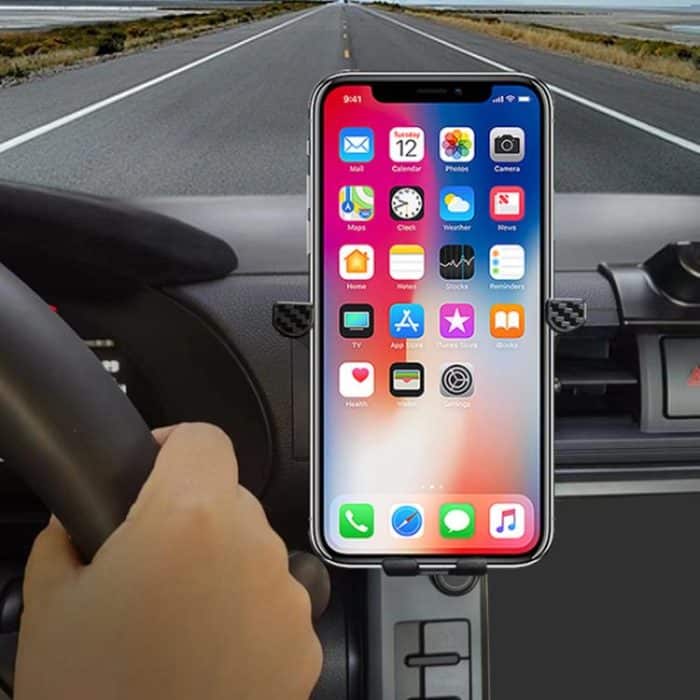 Kfz-Luftauslass-Schwerkraft-Navigationstelefonhalterung – Bild 9