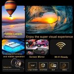 YT100 Unterstützt 1080P Mini Tragbarer Projektor WiFi Drahtlose Spiegelung Für IOS Android Smartphone – Bild 3