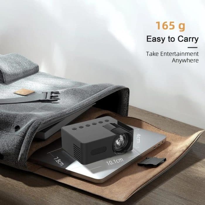 YT100 Unterstützt 1080P Mini Tragbarer Projektor WiFi Drahtlose Spiegelung Für IOS Android Smartphone – Bild 5