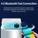 Z01 1080P 5G Bluetooth-Projektor Android 9.0-System unterstützt Spiegelbildschirm, EU Plug, US Plug, UK Plug, AU Plug – Bild 4