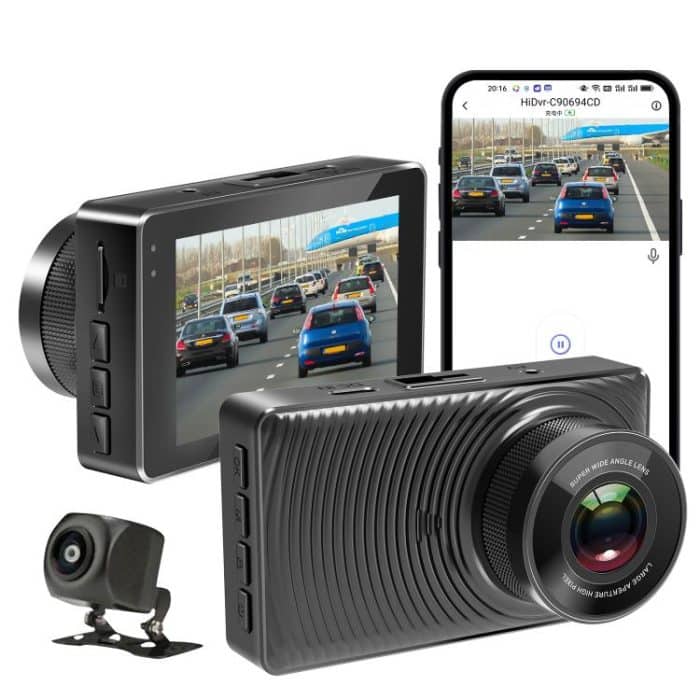 TBD0605646801A.jpg 4K+1080P Fahrrekorder Dual Front- und Rückfahraufnahme WIFI Rückfahrkamera – Bild 1