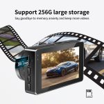 4K+1080P Fahrrekorder Dual Front- und Rückfahraufnahme WIFI Rückfahrkamera – Bild 3