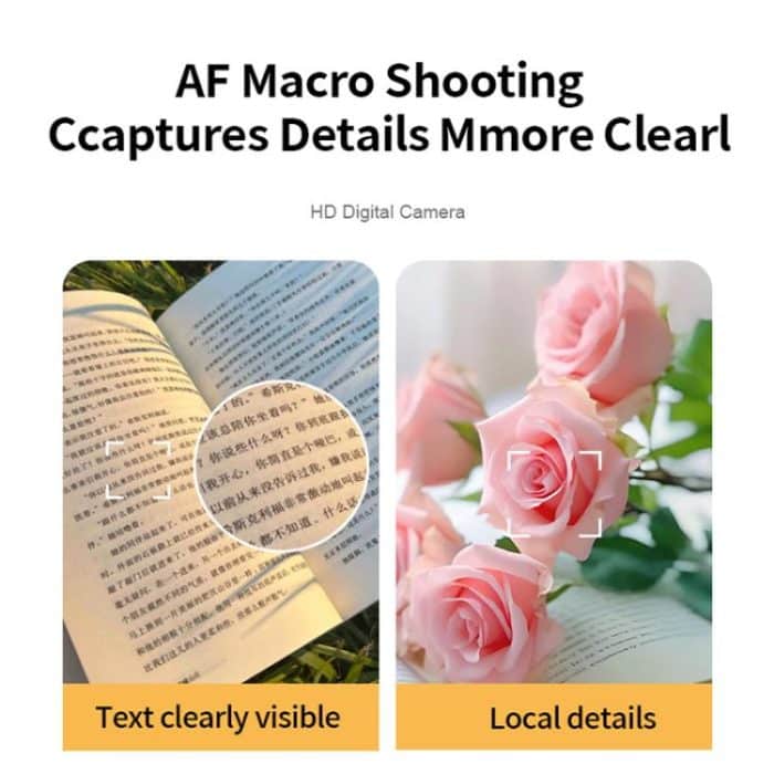 DC03H 2,4-Zoll-4K-HD-Digitalkamera mit 16-fachem Digitalzoom und elektronischer Bildstabilisierung – Bild 8