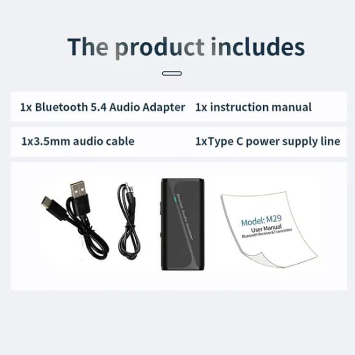 Bluetooth 5.4 Audio Common Ground Isolator Empfänger Anti-Interferenz-Rauschunterdrücker – Bild 12