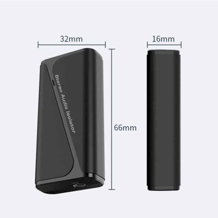 Bluetooth 5.4 Audio Common Ground Isolator Empfänger Anti-Interferenz-Rauschunterdrücker – Bild 3