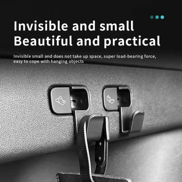 Für Tesla Modell Y Eingebetteter Kofferraumhaken Aufbewahrungshaken Autohaken Kfz-Innenausstattung – Bild 5