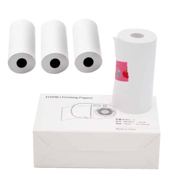 3 teile/schachtel Kinder Druck Kamera Foto Papier Foto Thermopapier Fotografien Kamera Film – Bild 3