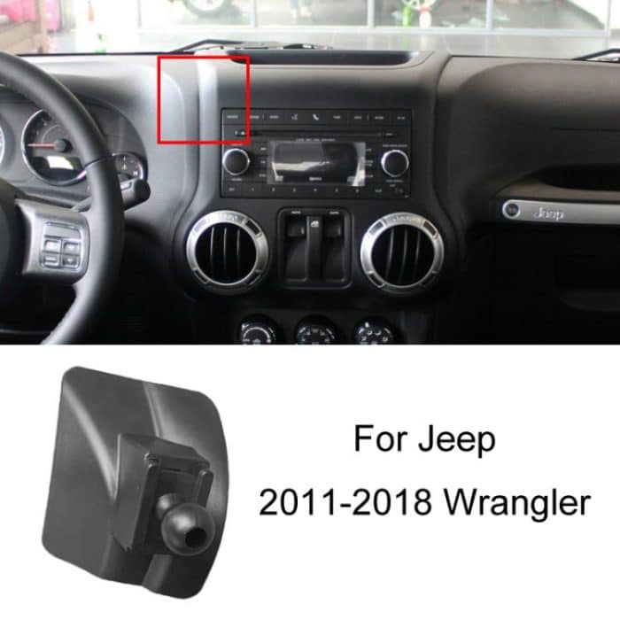 TBD0605652301.jpg Für Jeep Car Special Handy-Navigationshalterung Basis, 11-18 Wrangler, 14-17 Cherokee, 14-18 Grand Cherokee, 16-21 Renegade, 17-20 Compass Not For Screen Modification, 18-22 Grand Commander, 19-22 Wrangler, 21 Grand Cherokee, 21 Compass – Bild 1